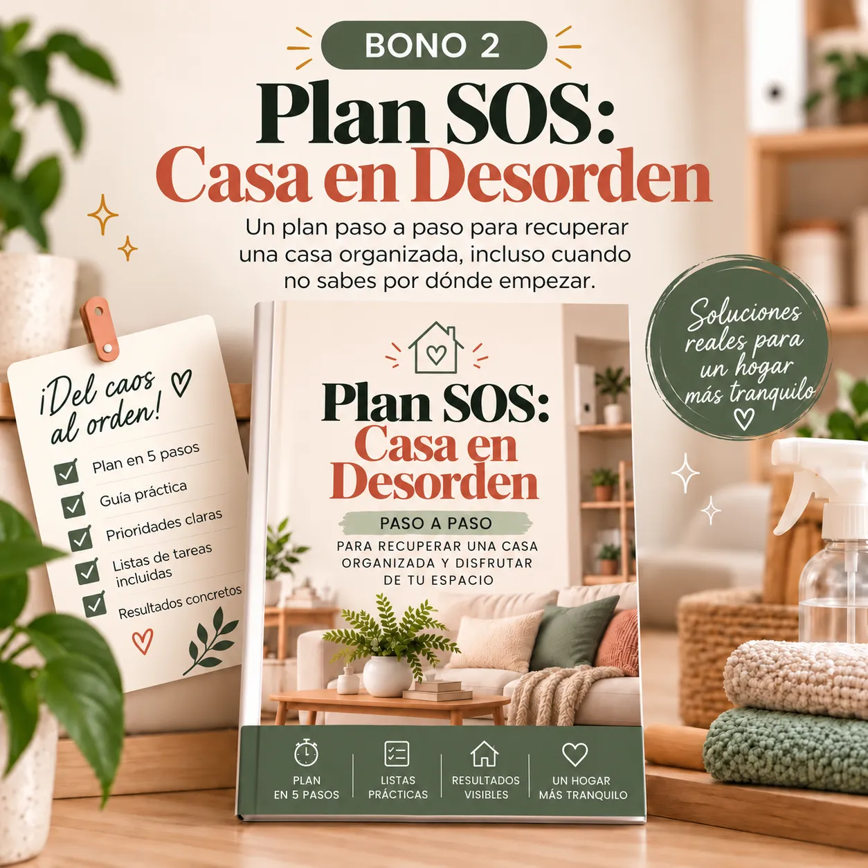 Plan SOS: rescate de la casa desordenada