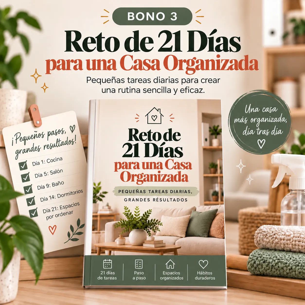 Reto 21 días de casa ordenada